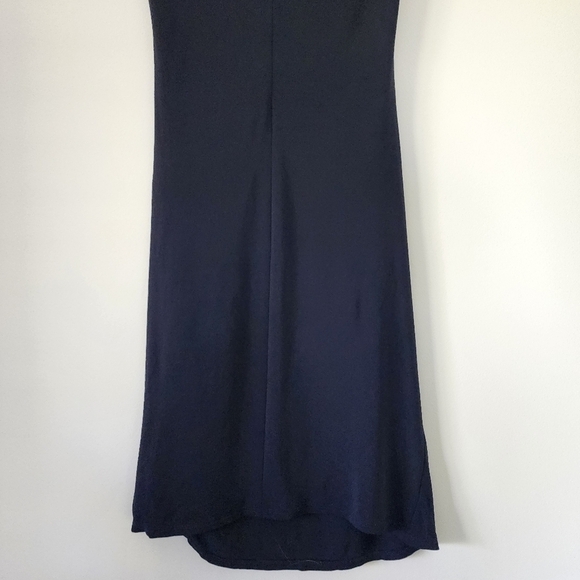 Theory Jorainna Sheath Dress in Sea Blue Sleeveless Knew Length Dress Size 12 - Picture 8 of 11